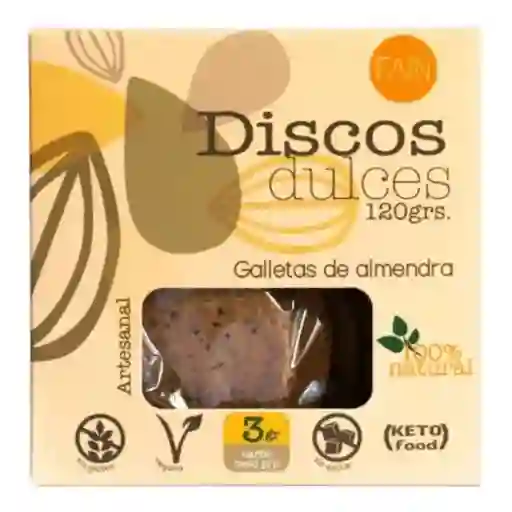 Discos Dulces De Almendra 120 G Marca Fain