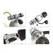 Regulador Buceo Autonomo 1a Etapa Go-ocean 5 Salidas