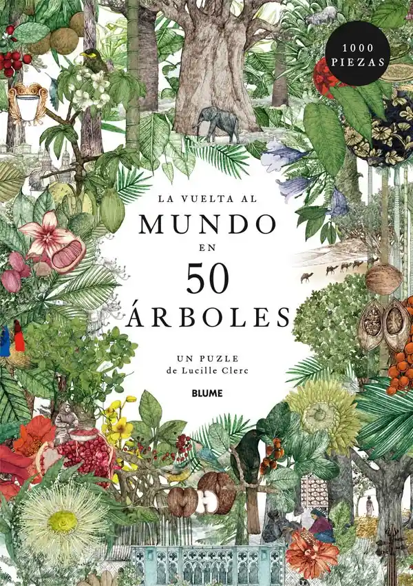 La Vuelta Al Mundo En 50 Árboles. Puzzle De 1000 Piezas