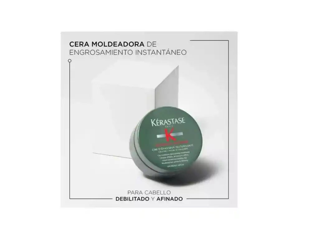 Cera Para Cabello Kerastase Genesis Homme Cire Push Up 75 Ml