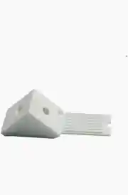 Escuadra Plastica Triangular Para Repisa Blanco X Unidad