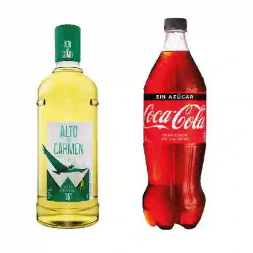 Promo Alto Del Carmen 750cc + Coca Cola 1,5lt + Hielo