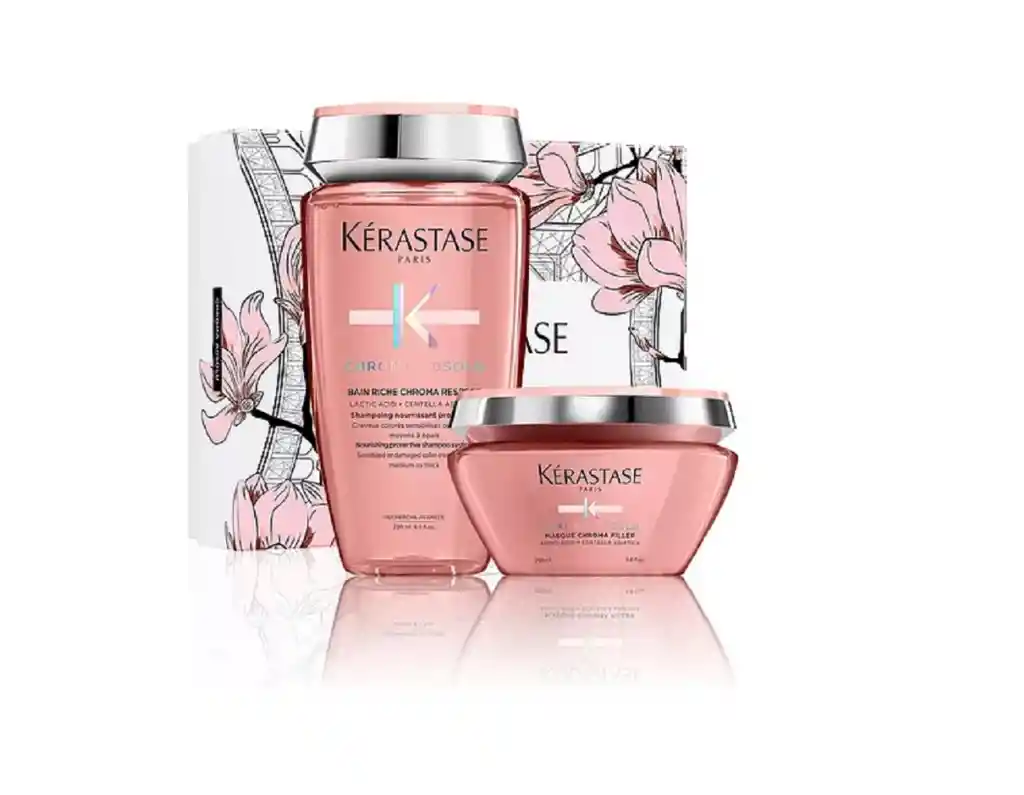 Kit Kerastase Chroma Absolu Bain Riche + Máscara Chroma