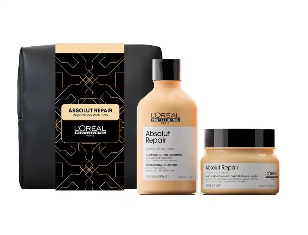 Kit Loreal Absolut Repair Shampoo + Máscara Reparación