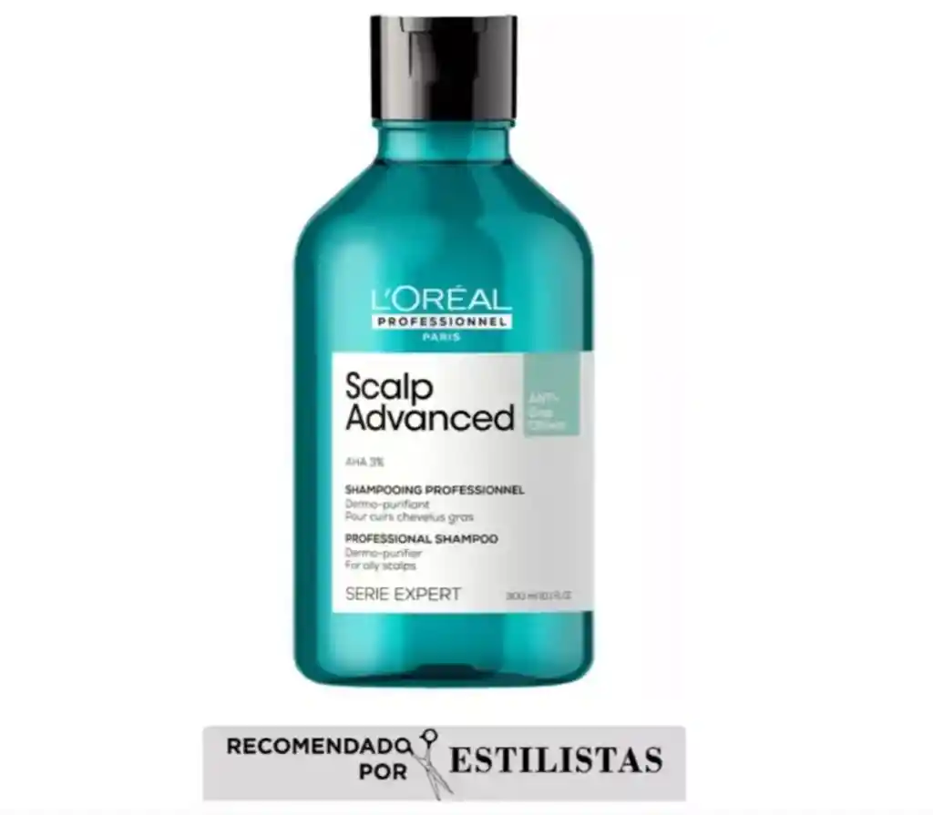 Shampoo Scalp Advanced Cabello Graso 300ml Loréal Pro
