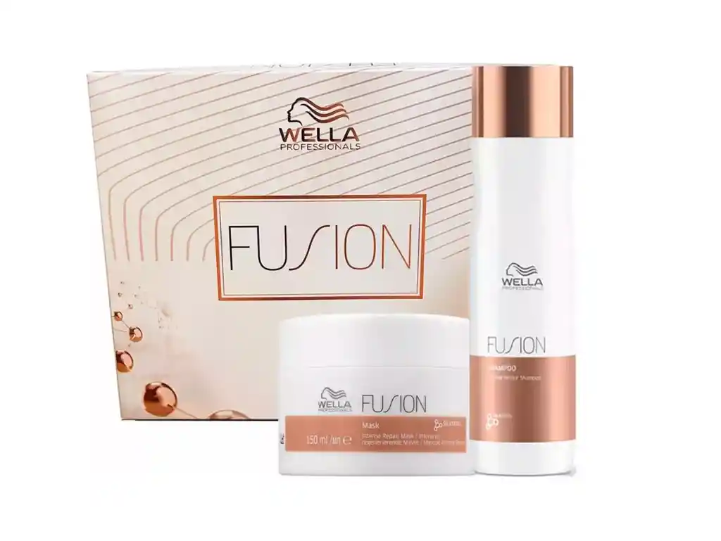 Kit Fusion Shampoo + Máscara Wella Professionals