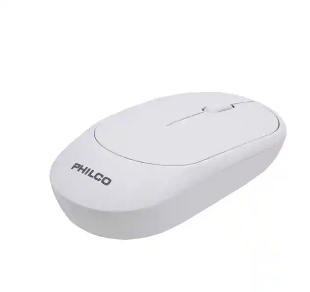 Mouse Philco Inalámbrico 29ppr7314w Blanco