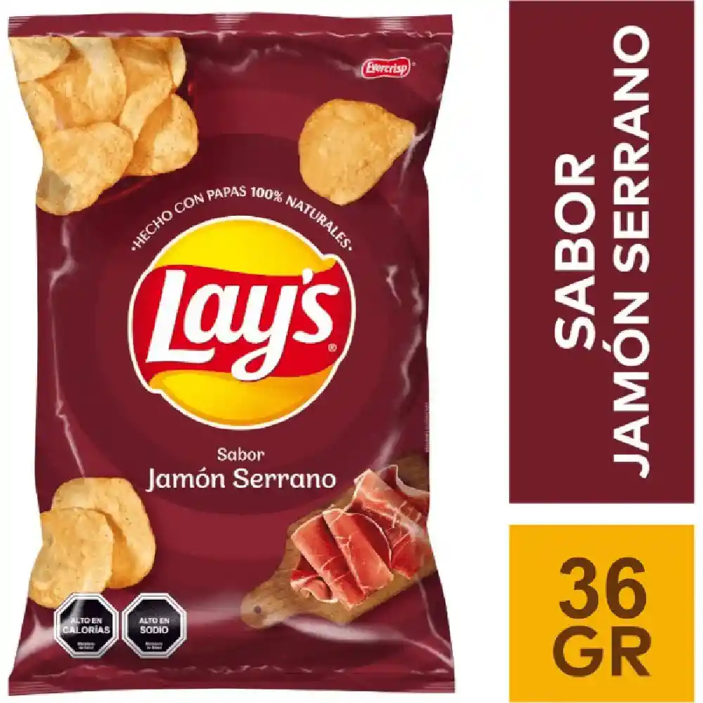 Lays Sabor Jamon Serrano 36 G