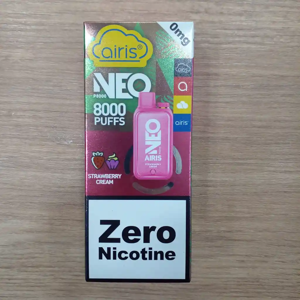 Vaporizador Neo Airis Strawberry Cream 8000 Puff