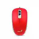 Mouse Alámbrico Optical Genius Dx-110 Rojo