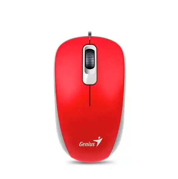 Mouse Alámbrico Optical Genius Dx-110 Rojo