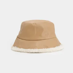 Bucket Hat Cuerina Peludo