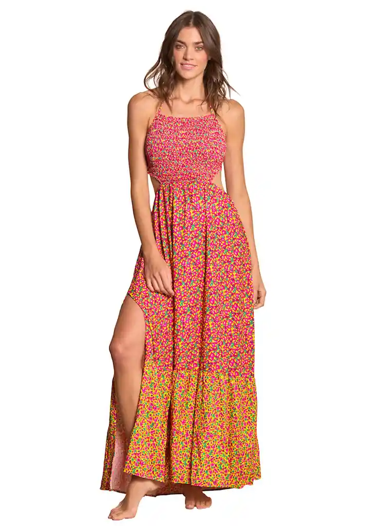 Vestido Largo Maaji Miniflore Vera