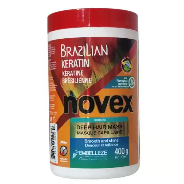 Tratamiento Queratina Brasileña Novex 400g