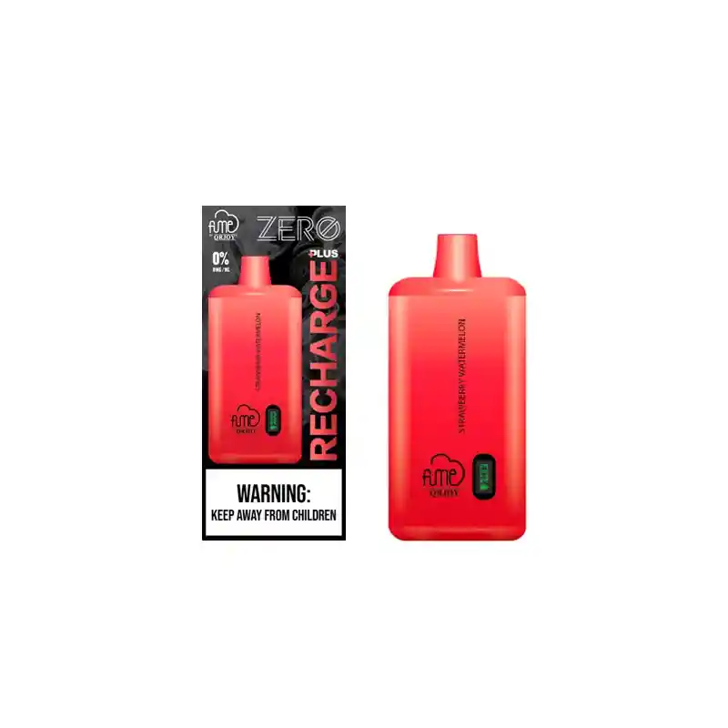 Vape Fume 10.000 Puff Recharge Plus 0% Nic Strawberry Watermelon