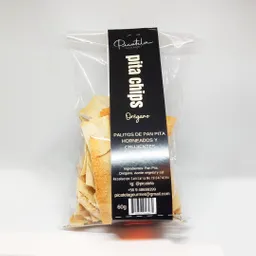 Pita Chips Orégano 60 G Marca Picatela Gourmet