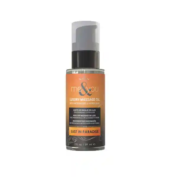 Aceite De Masaje Me You - Limón, Jengibre, Naranja, Vainilla, Azúcar – Con Feromonas 59ml