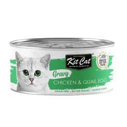 Alimento Humedo Gato Kitcat Pollo Y Huevos De Codorniz 70gr