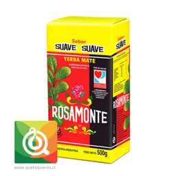 Yerba Mate Sabor Suave 500 G Marca Rosamonte