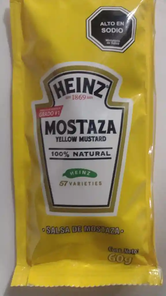 Mostaza Heinz 60 G