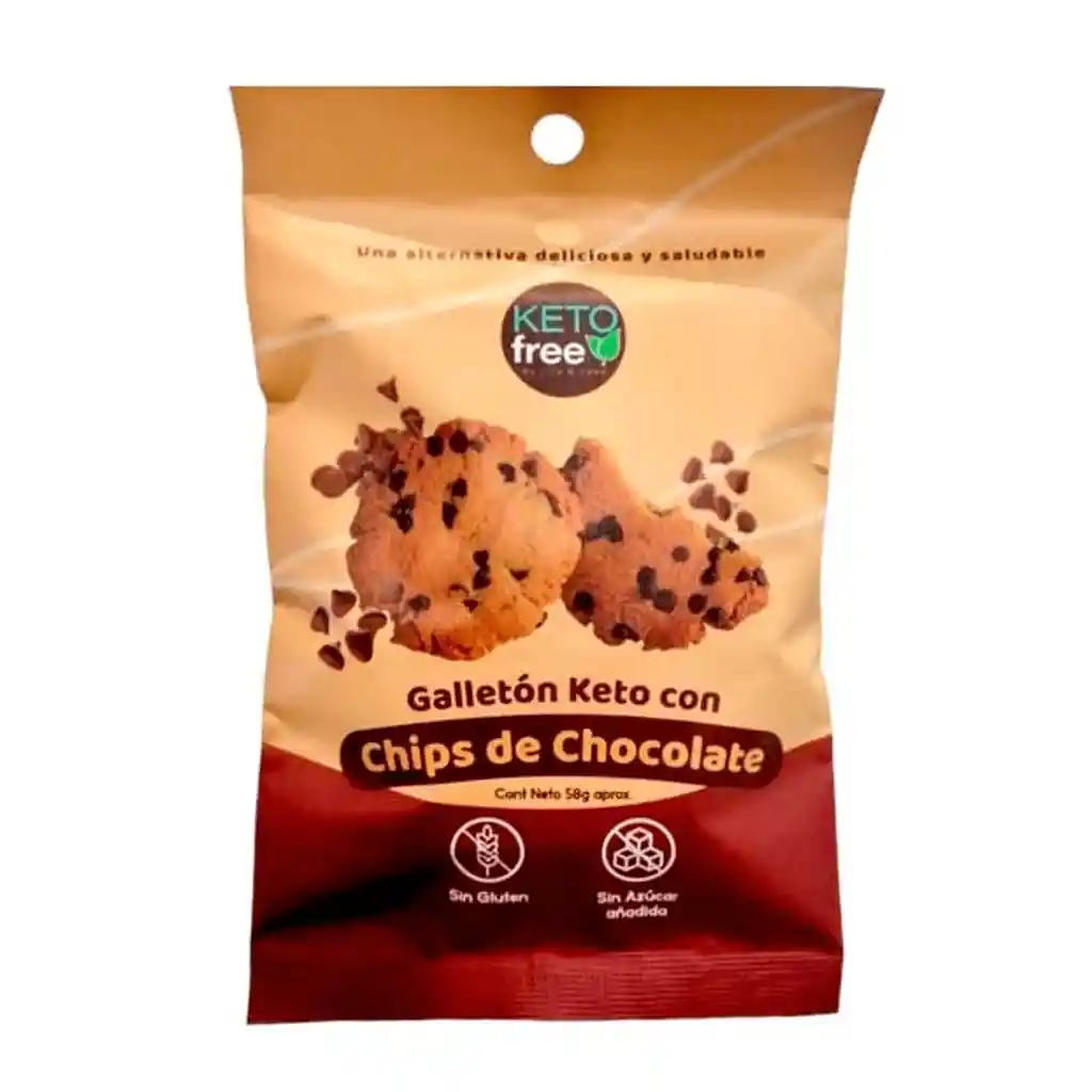 Galleton Keto Chips De Chocolate