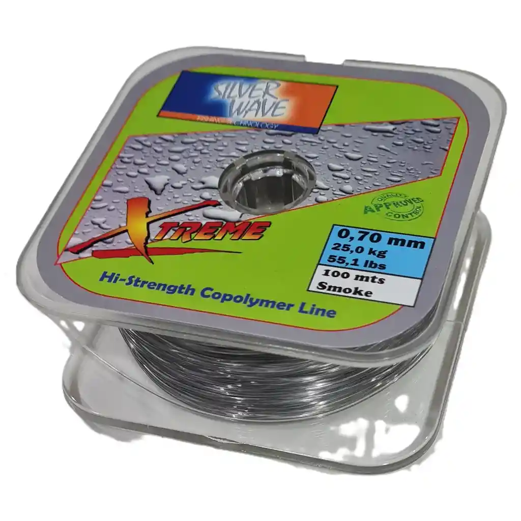 Nylon De Pesca Silver Wave Humo 0,70 100m