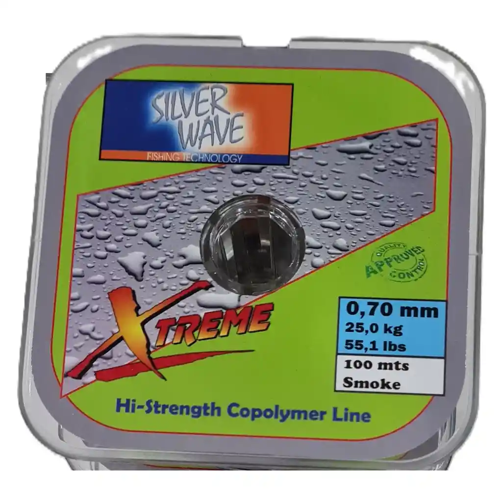 Nylon De Pesca Silver Wave Humo 0,70 100m