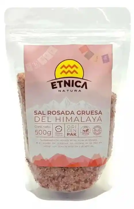 Etnica Natura Sal Rosada Gruesa Del Himalaya