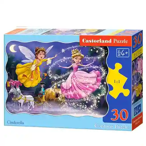 Puzzle Castorland Bailarinas De Cinderella 30 Piezas