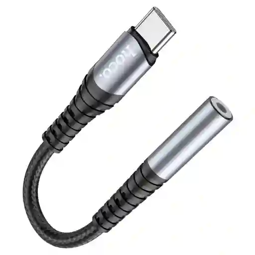 Adaptador De Audio Hoco Ls33 Tipo C A Auxiliar 3.5mm