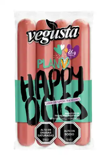 Salchicha Happy Dogs 260gr Vegusta