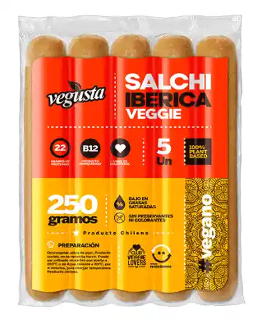 Salchicha Iberica Veggie 250gr Vegusta