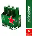 Pack Cerveza Heineken Botellinx6 330cc