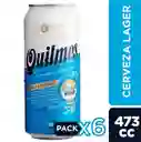 Pack Cerveza Quilmes Latax6 473cc