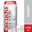 Pack Cerveza Escudo Silver Latax6 470cc