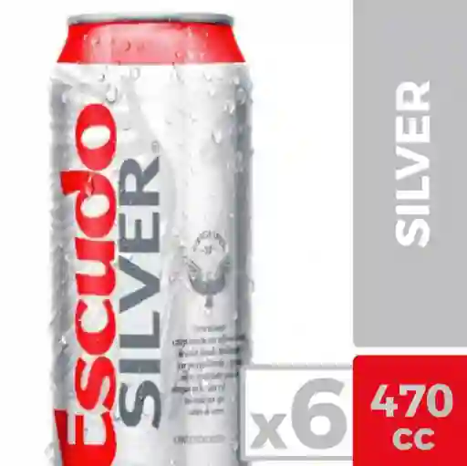 Pack Cerveza Escudo Silver Latax6 470cc