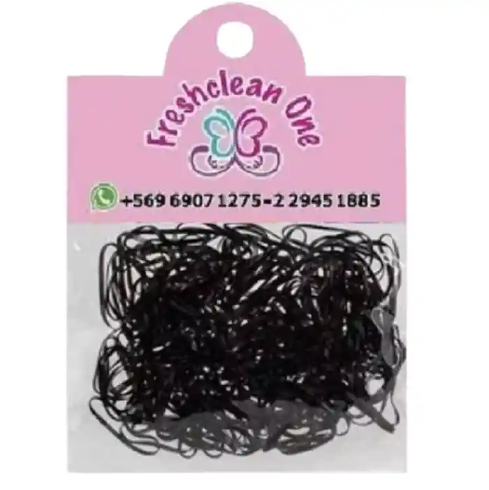 Elástico Para Trenza Y Peinados- Negro