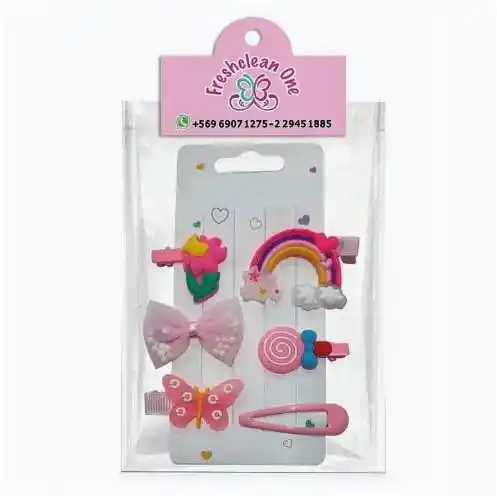 Pinche Engomado Infantil 6pcs