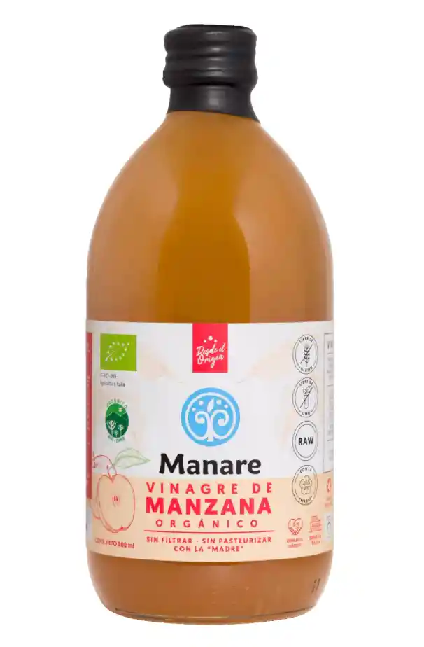 Vinagre Manzana Orgánico (500ml)