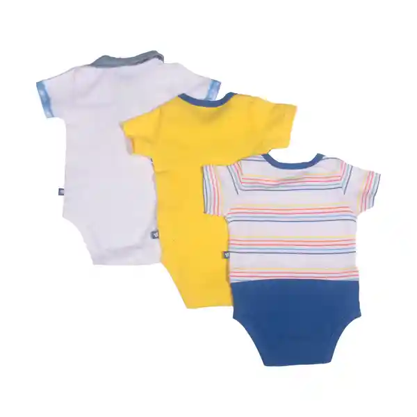 Set 3 Pzas Body Niño Multicolor Pillin 6 M