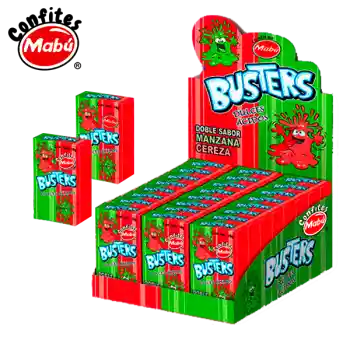 Buster Dulces Acidos Sabor Manzana-cereza