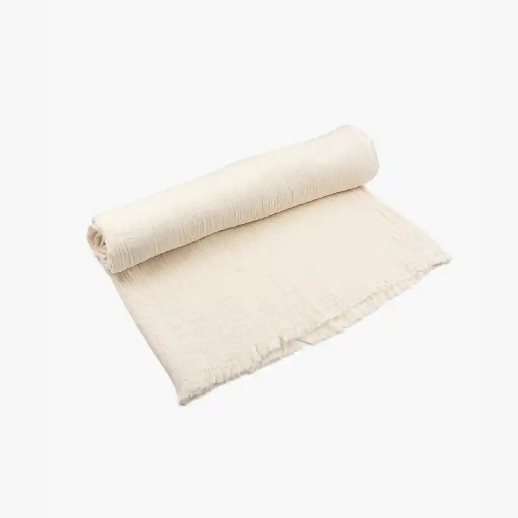 Piecera Mujer Algodón Gauze Blanco