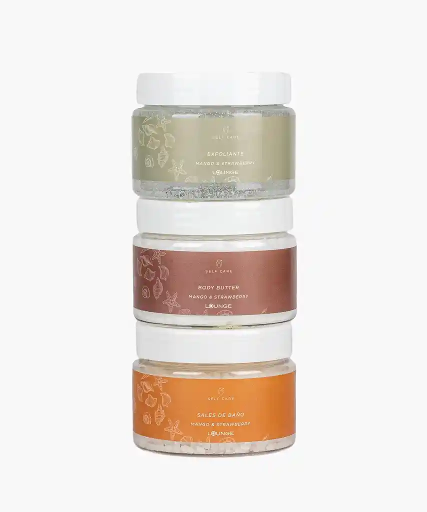 Set Cuidado Corporal Mujer Mango Strawberry Café