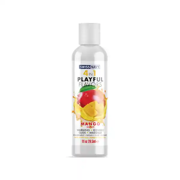 Lubricante Con Sabores Juguetones 4 En 1 - Mango