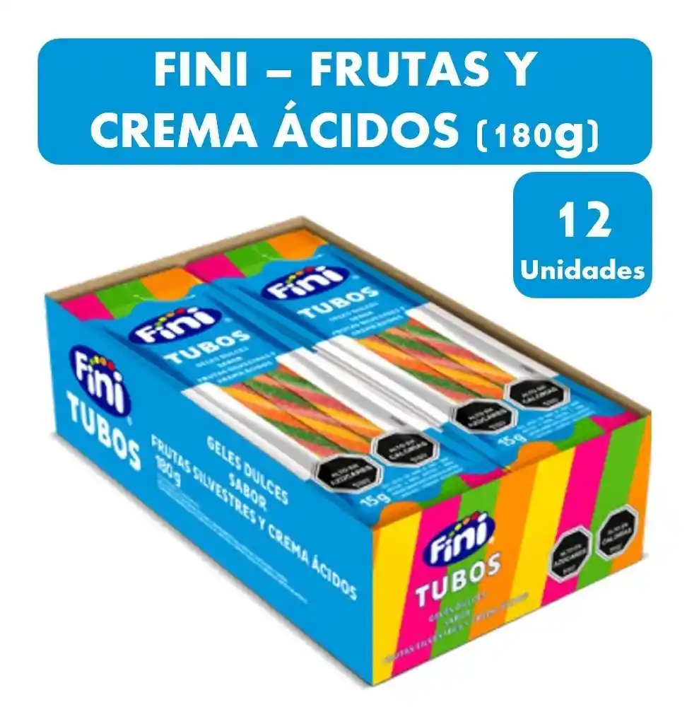 Caja Tubos Frutos Silvestre