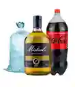 Promo Pisco Mistral 1lt+cocacolazero2.5+hielo1kg