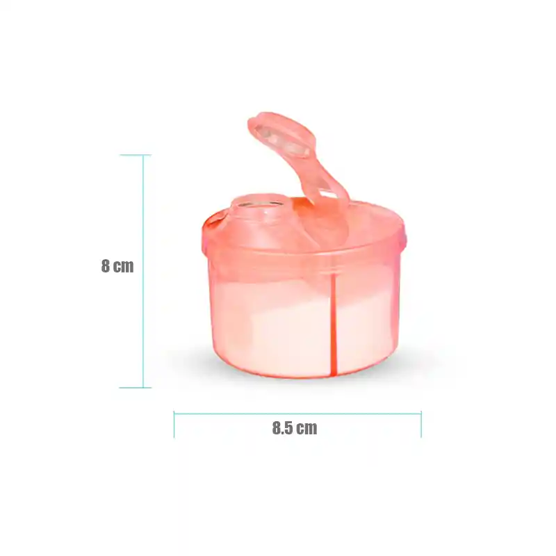 Dosificador De Leche En Polvo Contenedor Envase Dispensador (coral)