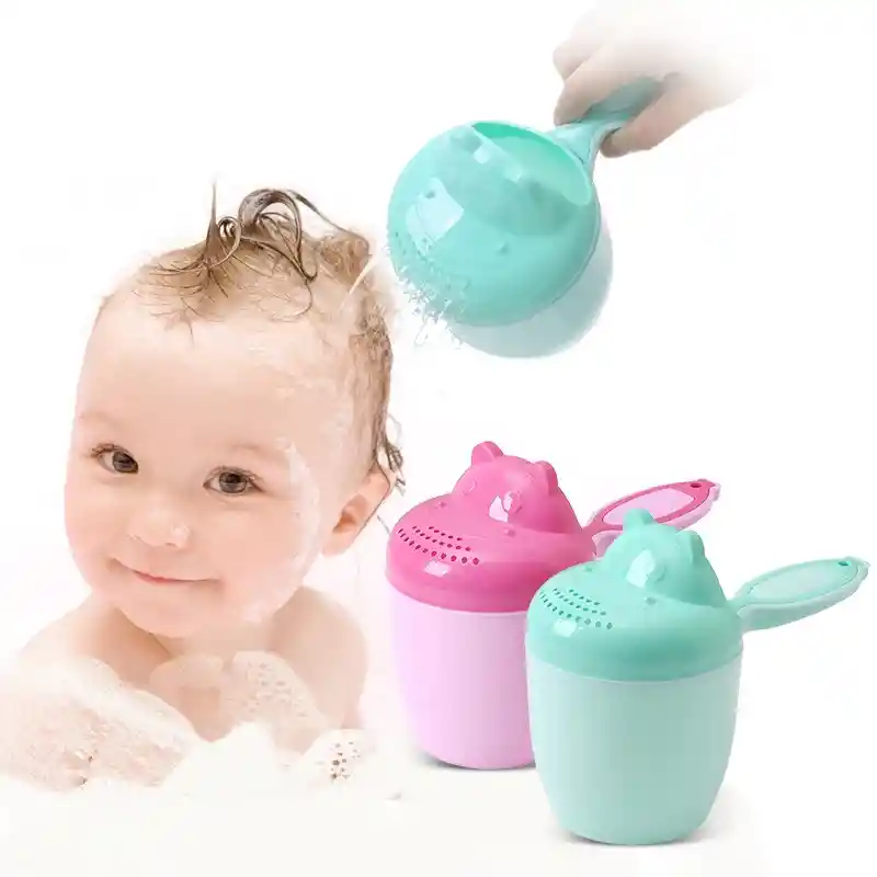 Vaso Enjuague Cascada Regadera De Ducha Baño Niños Bebes (turquesa)