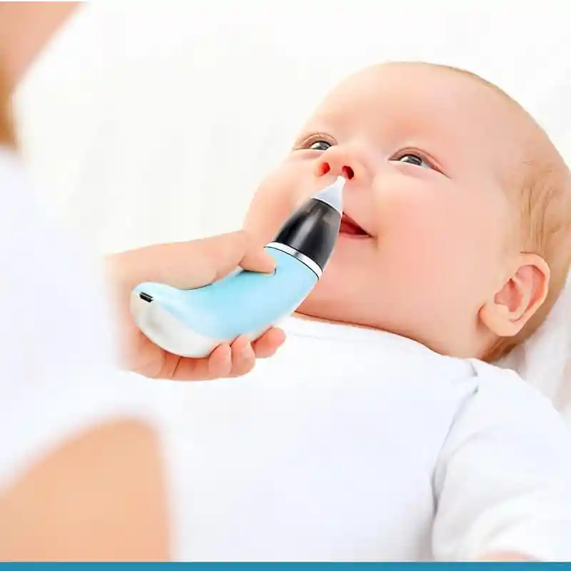 Aspirador Nasal Electrico Para Bebe Saca Mocos Recargable (blanco)