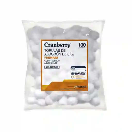 Torulas De Algodon 0.5 G Cramberry